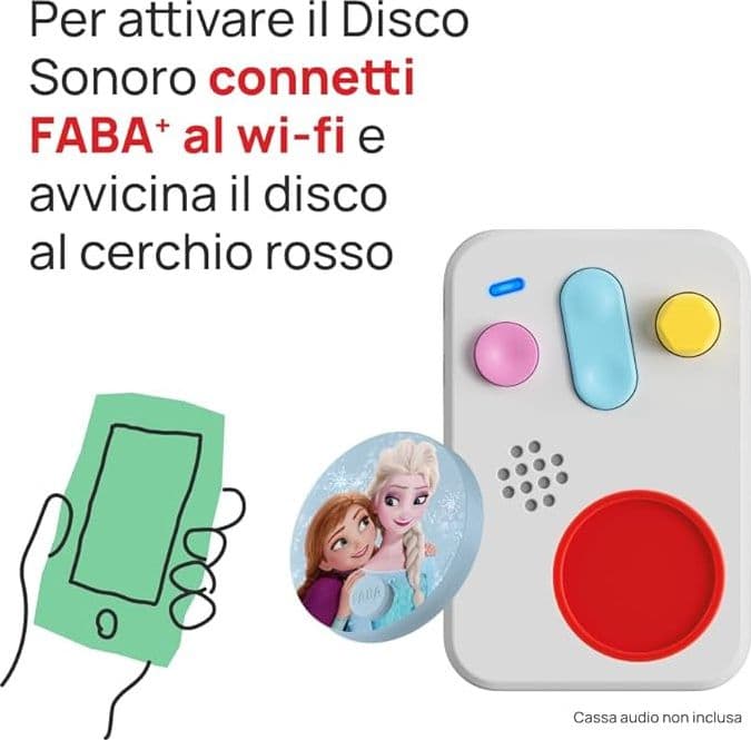 Faba - Disco Sonoro Disney Frozen in prodotto Centro Bimbo - Siderno, commercioVirtuoso.it