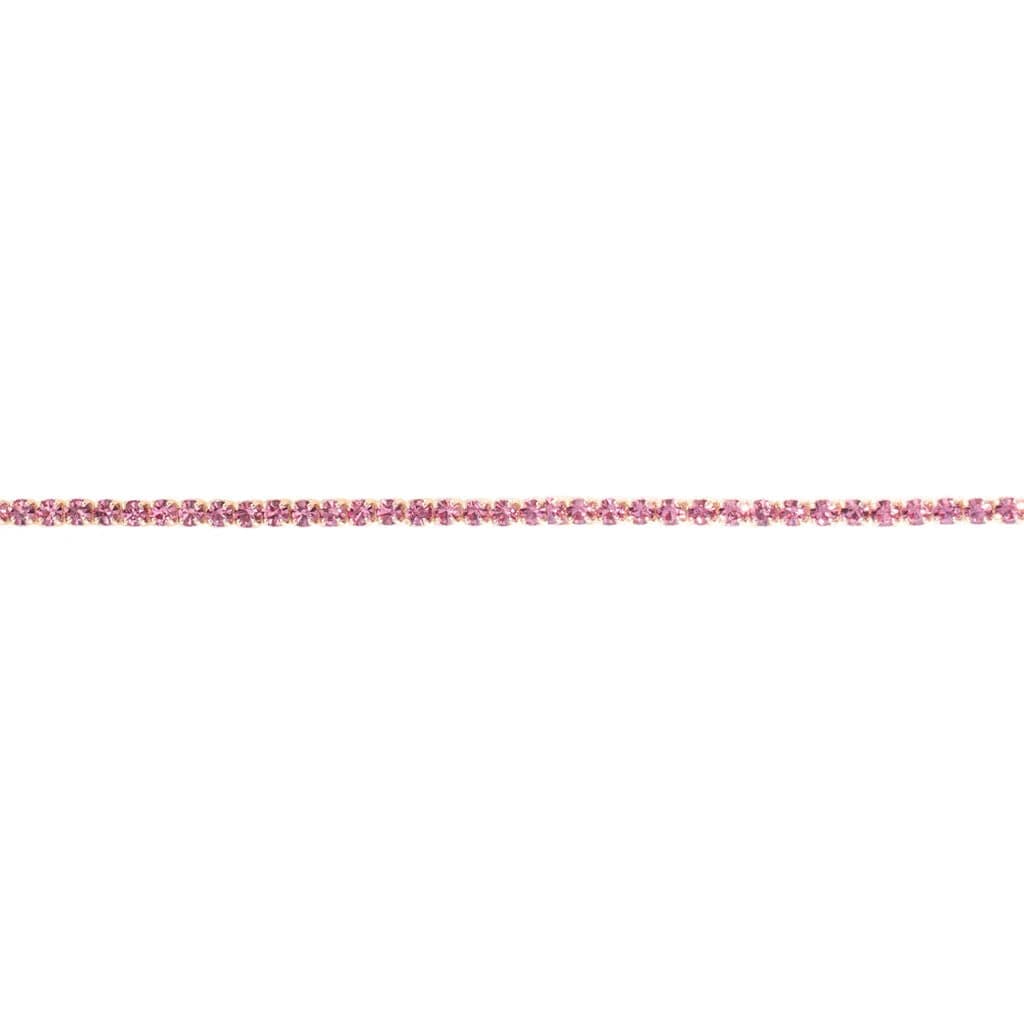 Stroili - Bracciale Tennis Romantic Shine Metallo Rosa Cristallo in Bracciali Alba Gioielli - Casoria, commercioVirtuoso.it