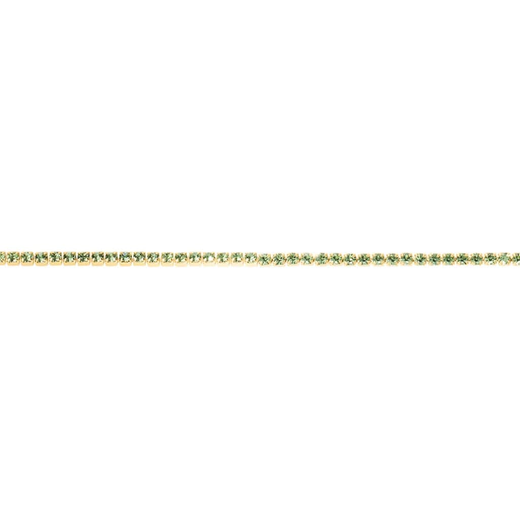 Stroili - Bracciale Tennis Romantic Shine Metallo Dorato Cristallo in Bracciali Alba Gioielli - Casoria, commercioVirtuoso.it