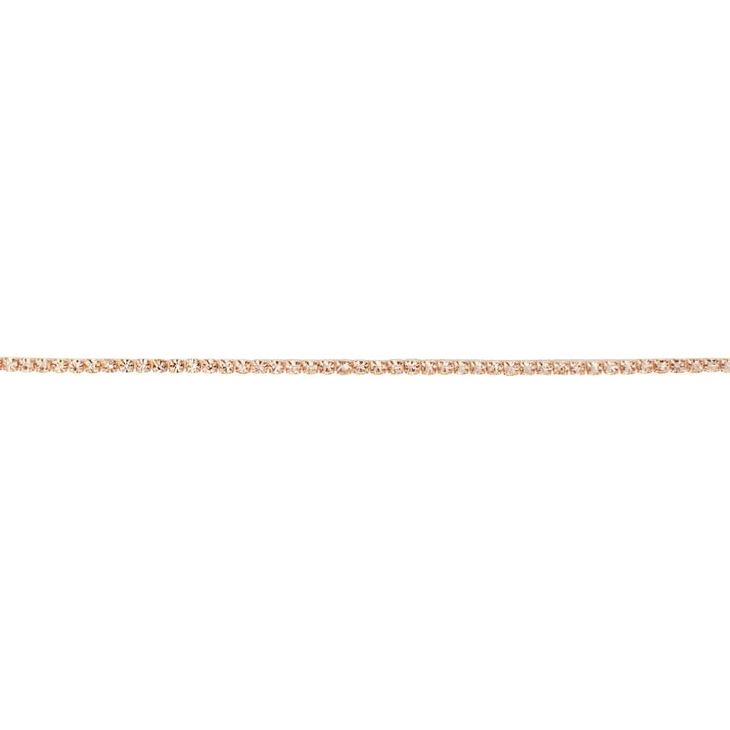 Stroili - Bracciale Tennis Romantic Shine Metallo Rosa Cristallo in Bracciali Alba Gioielli - Casoria, commercioVirtuoso.it