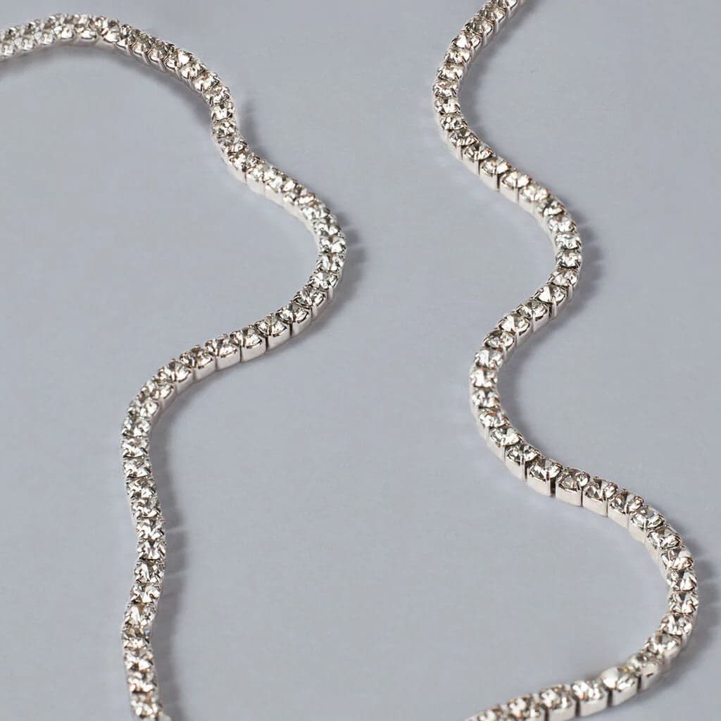 Stroili - Collana Tennis Romantic Shine Metallo Cristallo in Collane Alba Gioielli - Casoria, commercioVirtuoso.it