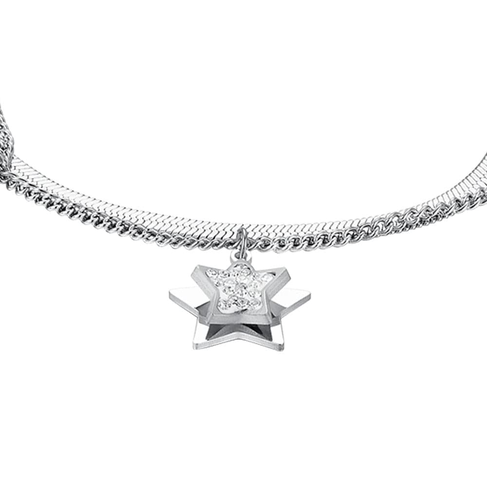 Luca Barra - Bracciale stelle con cristalli bianchi in Bracciali Alba Gioielli - Casoria, commercioVirtuoso.it