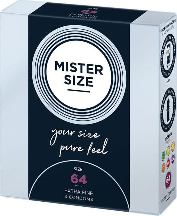 Mister Size - Profilattici 3pz 64 in Preservativi maschili Mettimelo.it - Casoria, commercioVirtuoso.it