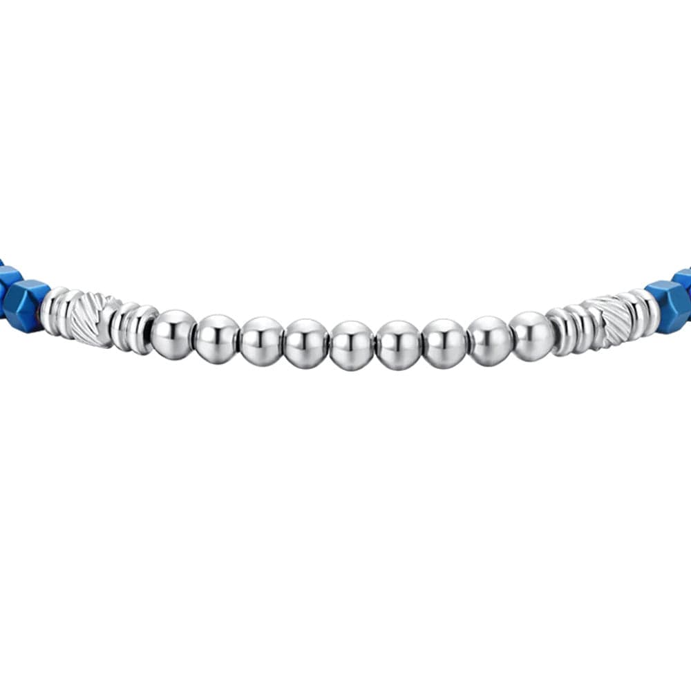 Luca Barra - Bracciale emative silver e blu in Bracciali Alba Gioielli - Casoria, commercioVirtuoso.it