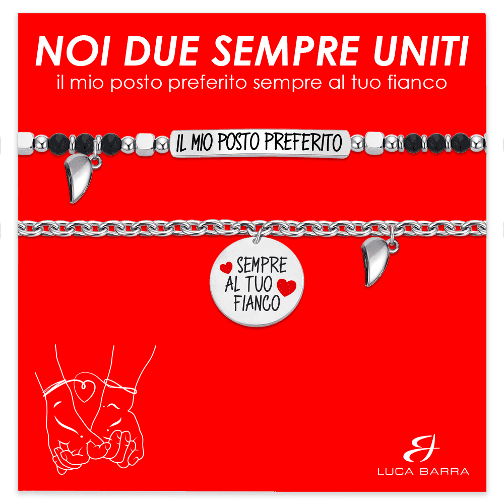 Luca Barra - Bracciali coppia il mio posto preferito in Bracciali Alba Gioielli - Casoria, commercioVirtuoso.it