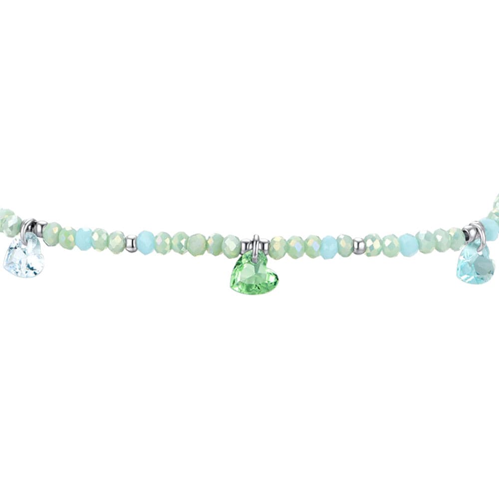 Luca Barra - Bracciale pietre verde acqua e cristalli in Bracciali Alba Gioielli - Casoria, commercioVirtuoso.it