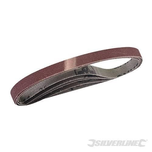 Nastri abrasivi 10 x 330 mm in ossido di alluminio per levigatrici a nastro silverline - 7