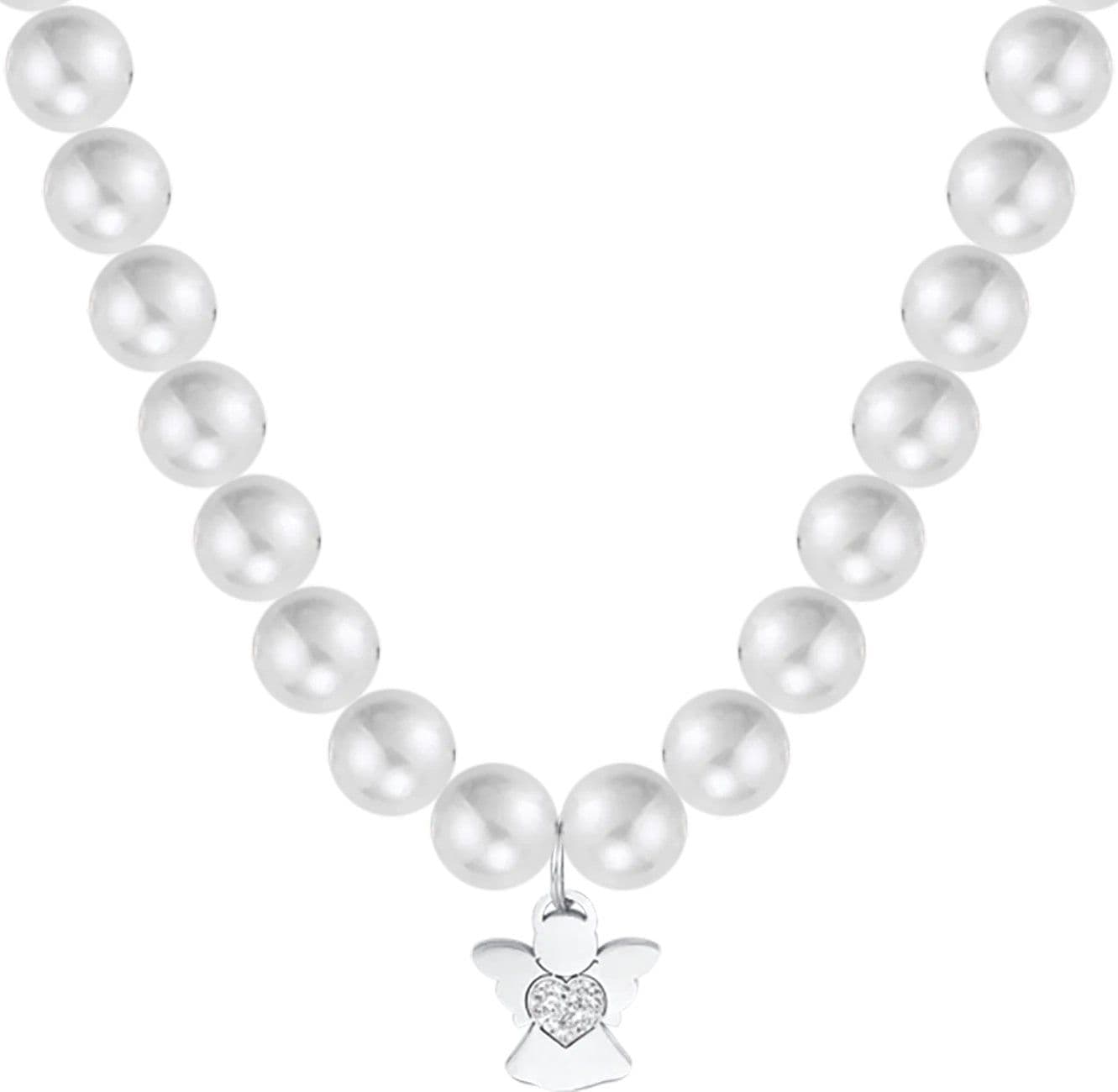 Luca Barra - Collana di perle con angelo in Collane Alba Gioielli - Casoria, commercioVirtuoso.it