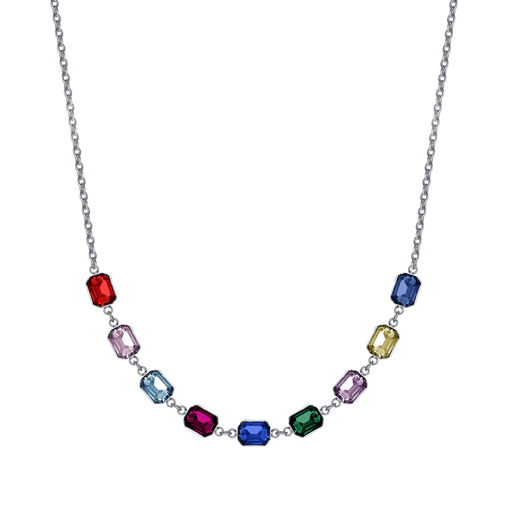 Luca Barra - Collana con cristalli multicolor in Collane Alba Gioielli - Casoria, commercioVirtuoso.it