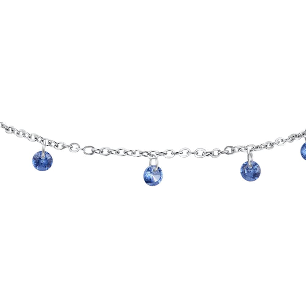 Luca Barra - Cavigliera zirconi blu in Cavigliere Alba Gioielli - Casoria, commercioVirtuoso.it