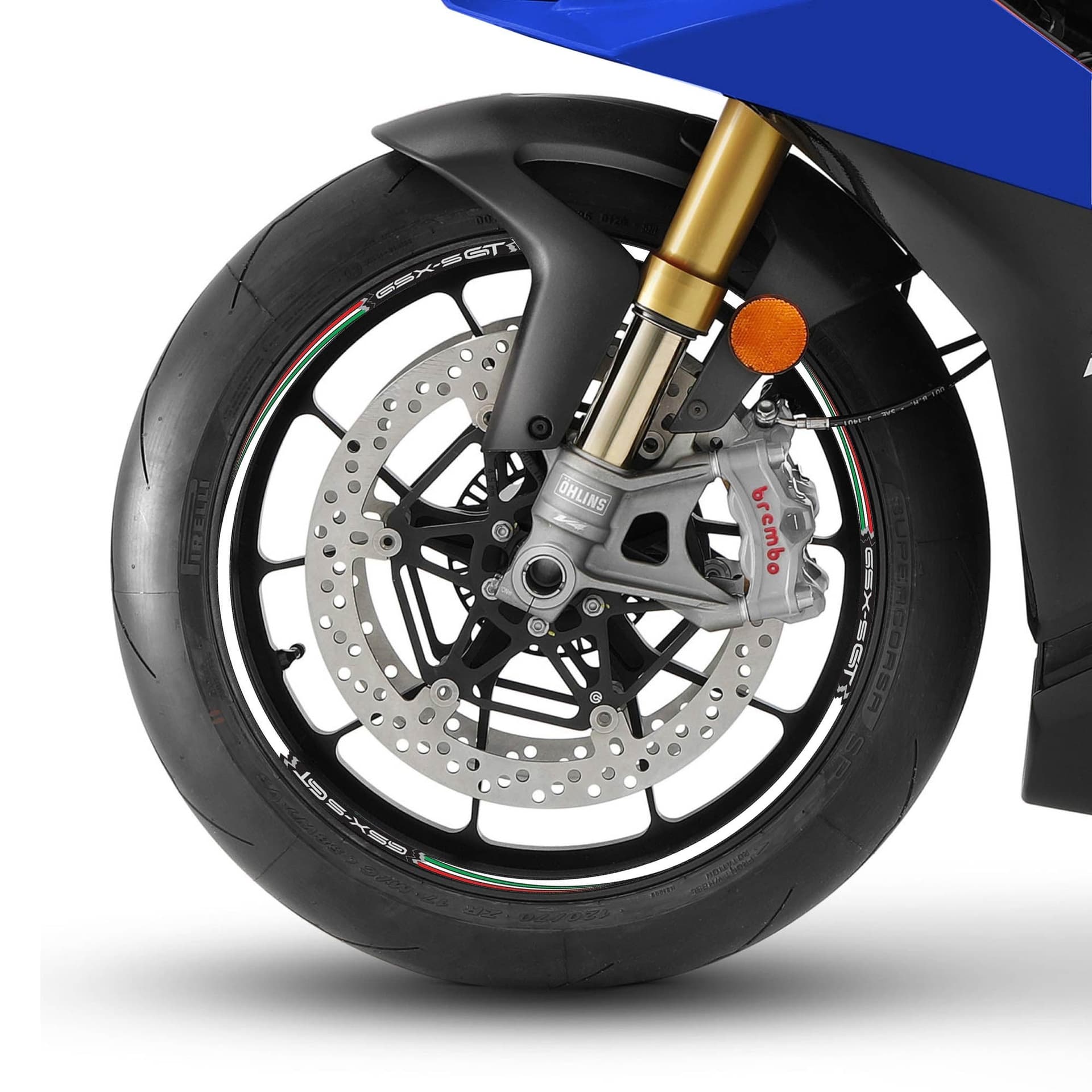 Kit strisce adesive per cerchi ruote 17" compatibili con Suzuki GSXS 1000 GT in Decalcomanie adesivi e magneti LabelBike - Bibbiano, commercioVirtuoso.it
