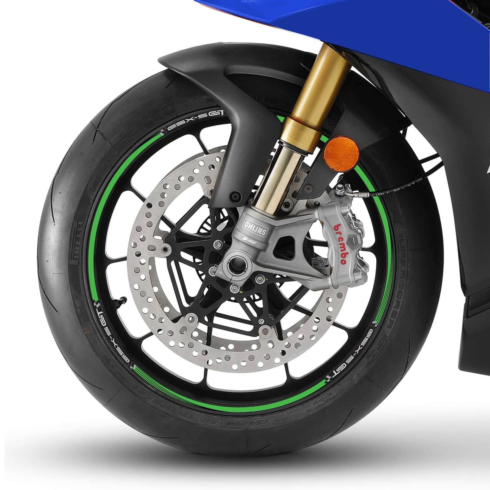 Kit strisce adesive per cerchi ruote 17" compatibili con Suzuki GSXS 1000 GT in Decalcomanie adesivi e magneti LabelBike - Bibbiano, commercioVirtuoso.it