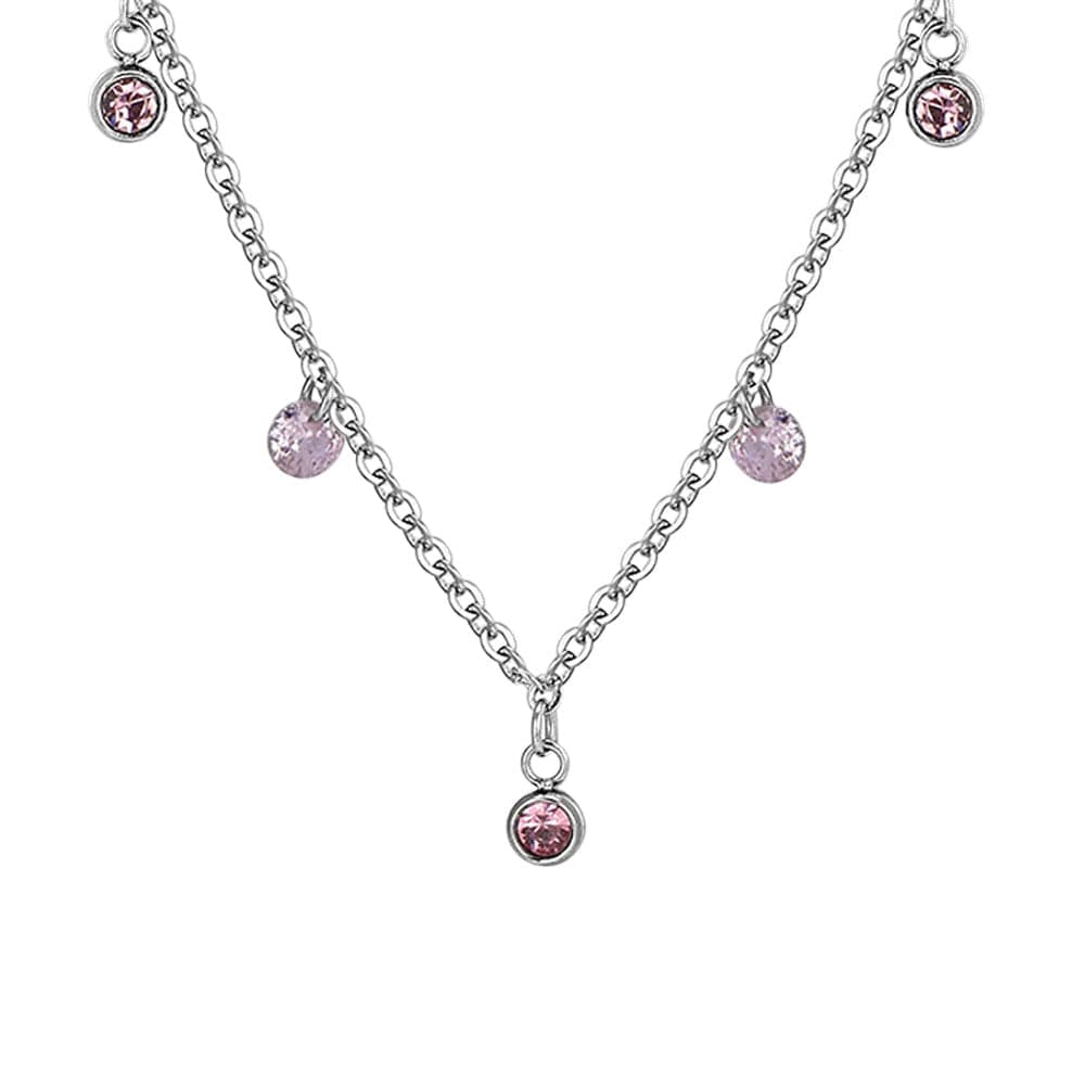 Luca Barra - Collana con cristalli rosa in Collane Alba Gioielli - Casoria, commercioVirtuoso.it