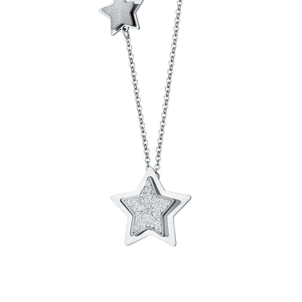 Luca Barra - Collana stelle con cristalli bianchi in Collane Alba Gioielli - Casoria, commercioVirtuoso.it