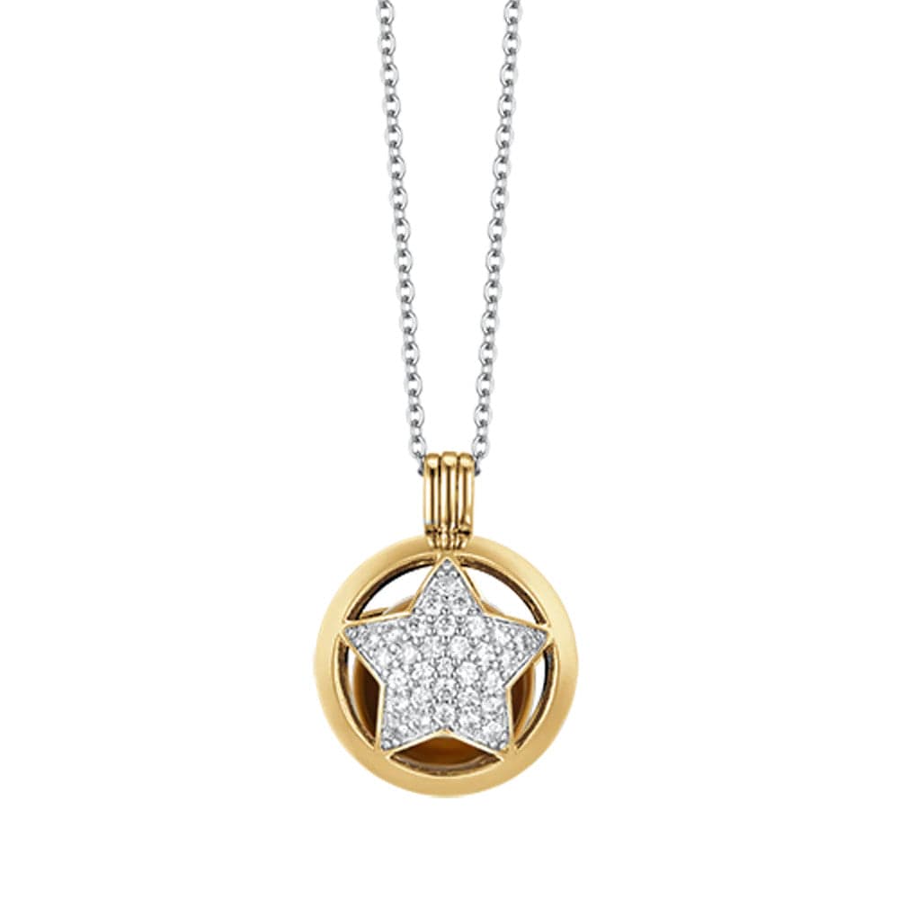 Luca Barra - Collana chiama angeli gold stella e cristalli bianchi in Collane Alba Gioielli - Casoria, commercioVirtuoso.it