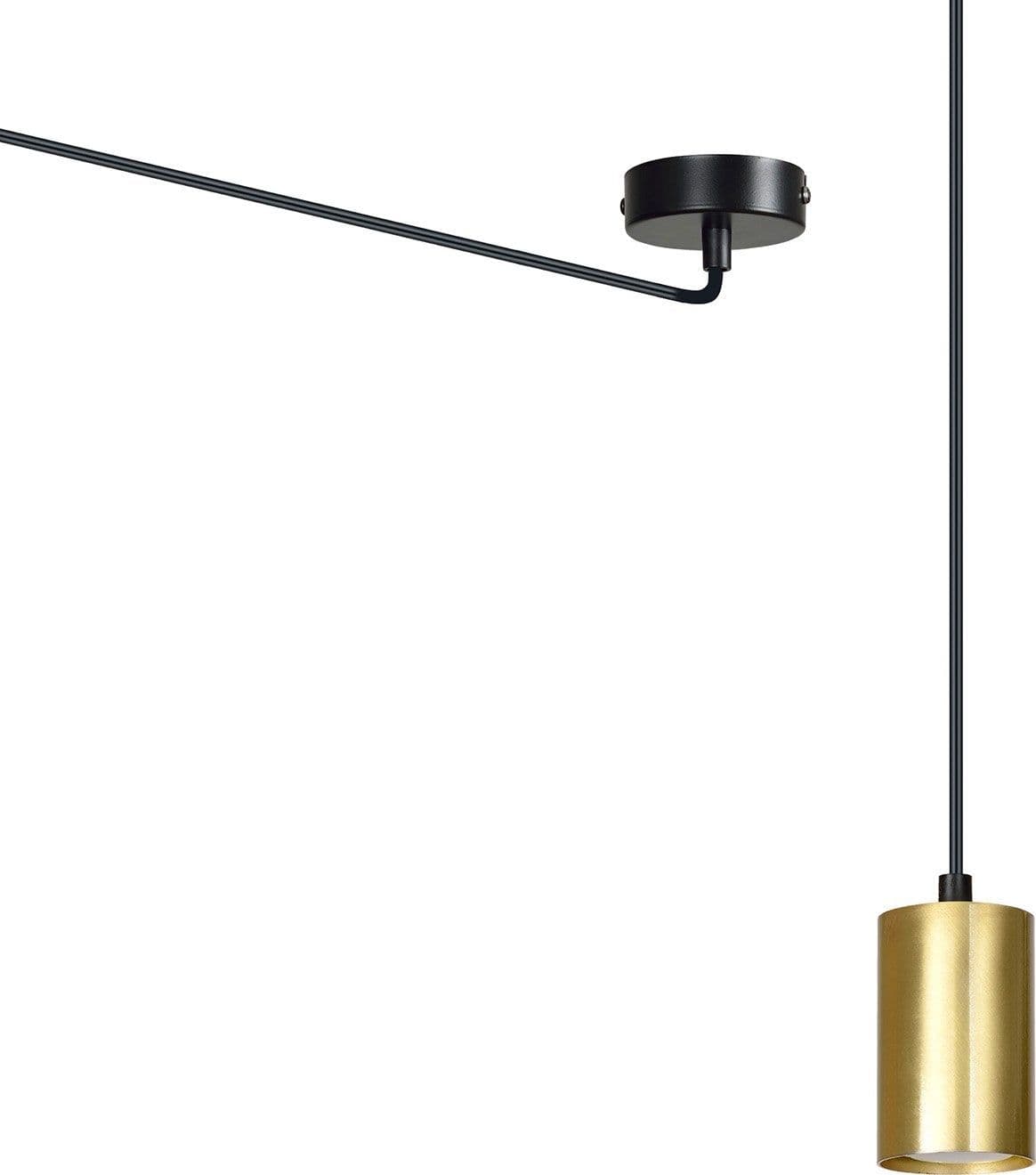 Sospensione A Ragno In Acciaio Nero E Oro 1 Luce Tracker Con Cavo 3 Metri in Lampade a sospensione LuceArt - Montecorvino Pugliano, commercioVirtuoso.it