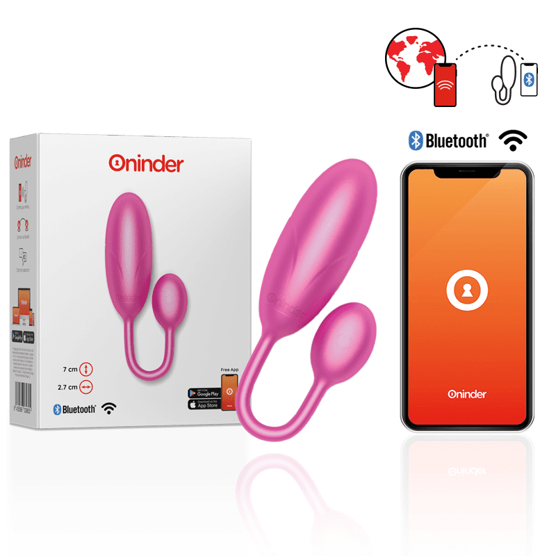 ONINDER - UOVO VIBRANTE DENVER ROSA 7 X 2,7 CM APP GRATUITA in Vibratori proiettile e ovuli vibranti Desideria Shop - Latina, commercioVirtuoso.it