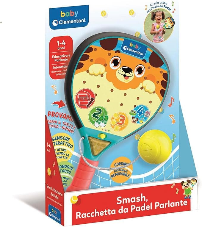 Clementoni - Smash Racchetta da Padel parlante 17548 in Giochi elettronici Centro Bimbo - Siderno, commercioVirtuoso.it