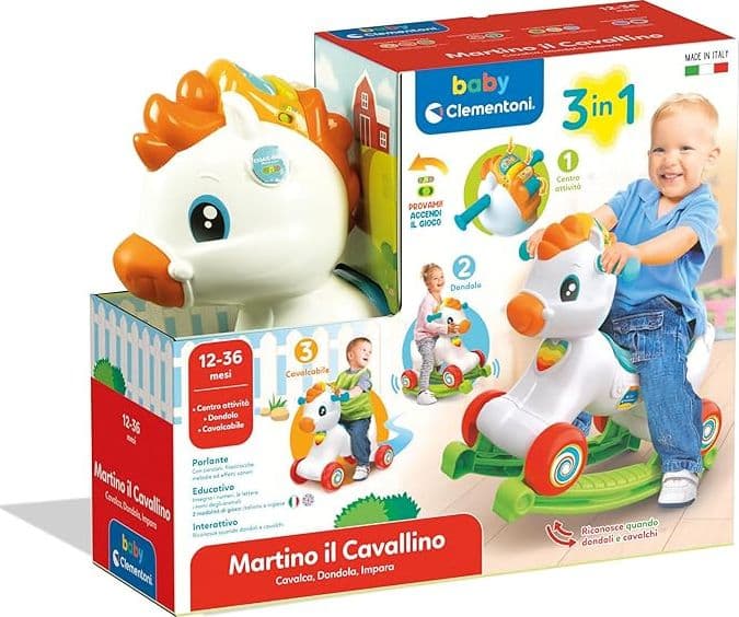 Clementoni - Dondolo Martino Cavallino 17854 in Cavalli a dondolo e animali Centro Bimbo - Siderno, commercioVirtuoso.it