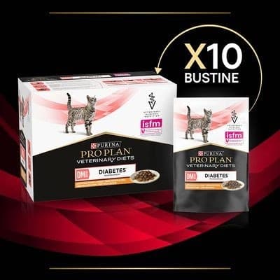 Purina Pro Plan Veterinany Diets Umido Gatto DM Diabetes Pollo 10x85gr in Secco 101 Market - Poggibonsi, commercioVirtuoso.it