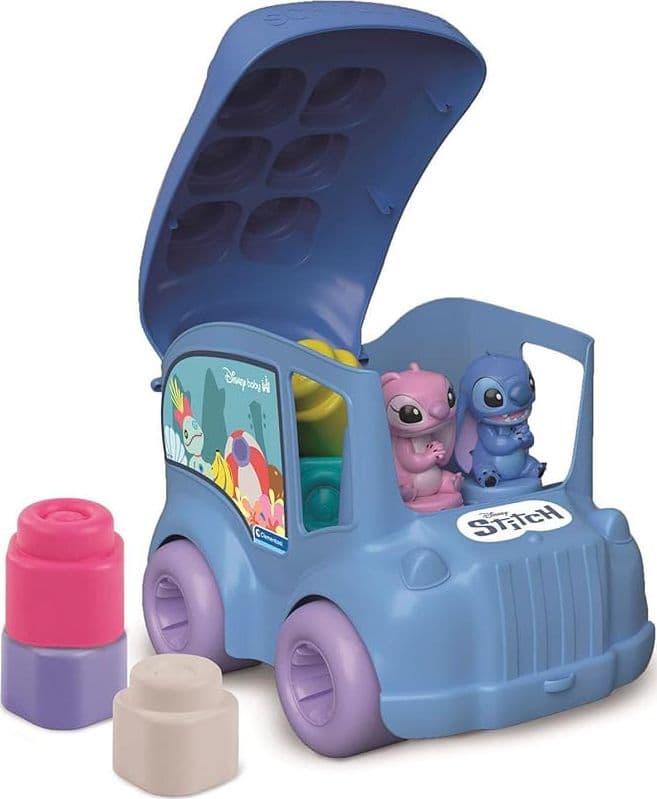 Clementoni - Soft Clemmy Bus Sensoriale Stitch 17974 in Cubi-gioco Centro Bimbo - Siderno, commercioVirtuoso.it