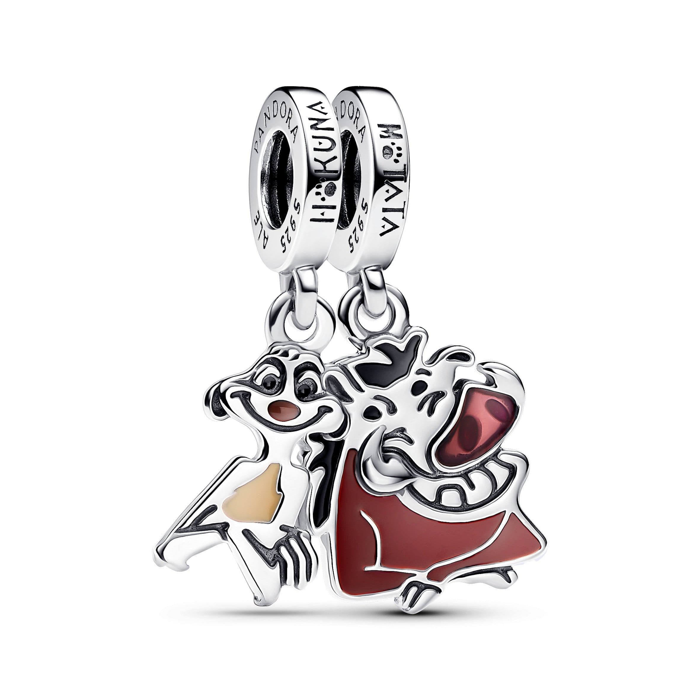 Pandora - Charm Disney, Il Re Leone, Pendente Timon e Pumbaa divisibile