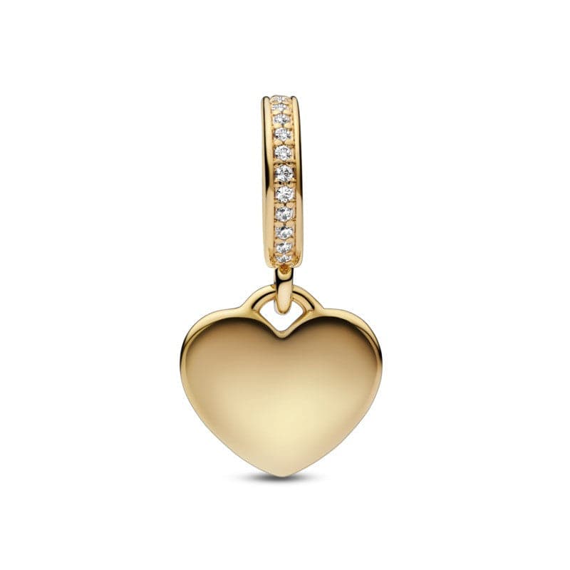 PANDORA - Charm Cuore Pendente da incidere in Bead Charm Alba Gioielli - Casoria, commercioVirtuoso.it