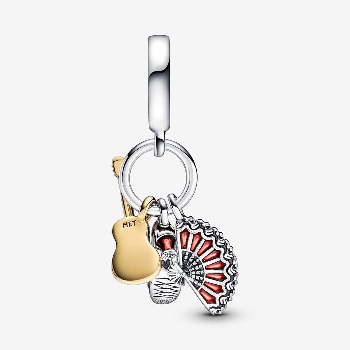 PANDORA - Charm Pendente Trittico Flamenco in Bead Charm Alba Gioielli - Casoria, commercioVirtuoso.it