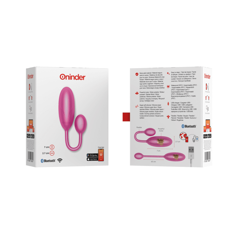 ONINDER - UOVO VIBRANTE DENVER ROSA 7 X 2,7 CM APP GRATUITA in Vibratori proiettile e ovuli vibranti Desideria Shop - Latina, commercioVirtuoso.it