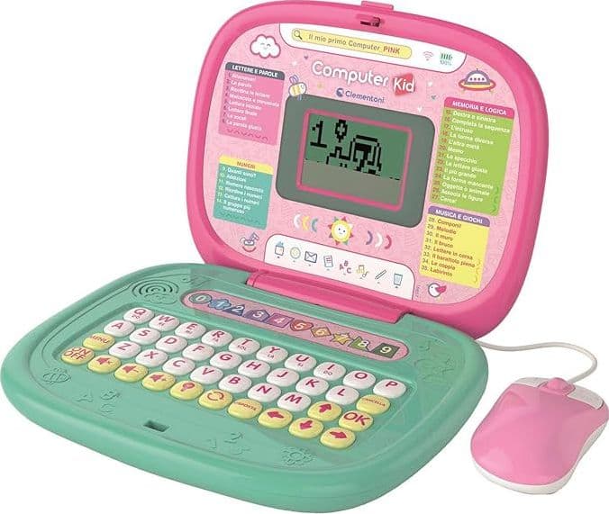 Clementoni - SapientinoIl Mio Primo Computer Pink con mouse 16657 in prodotto Centro Bimbo - Siderno, commercioVirtuoso.it