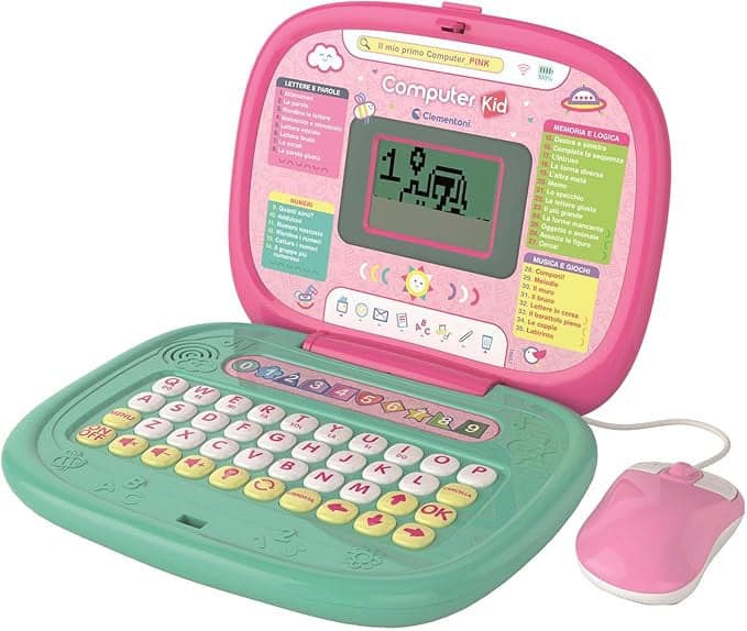 Clementoni - SapientinoIl Mio Primo Computer Pink con mouse 16657 in prodotto Centro Bimbo - Siderno, commercioVirtuoso.it