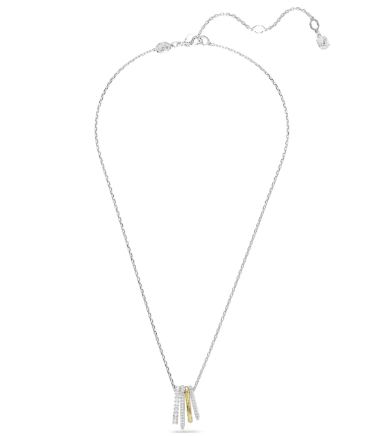 SWAROVSKI - Collana con Pendente Hyperbola Taglio misto, Bianco, Mix di finiture in Collane Alba Gioielli - Casoria, commercioVirtuoso.it