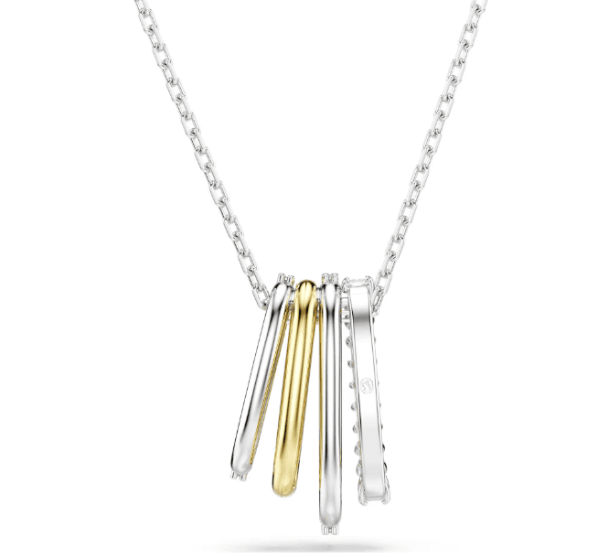 SWAROVSKI - Collana con Pendente Hyperbola Taglio misto, Bianco, Mix di finiture in Collane Alba Gioielli - Casoria, commercioVirtuoso.it