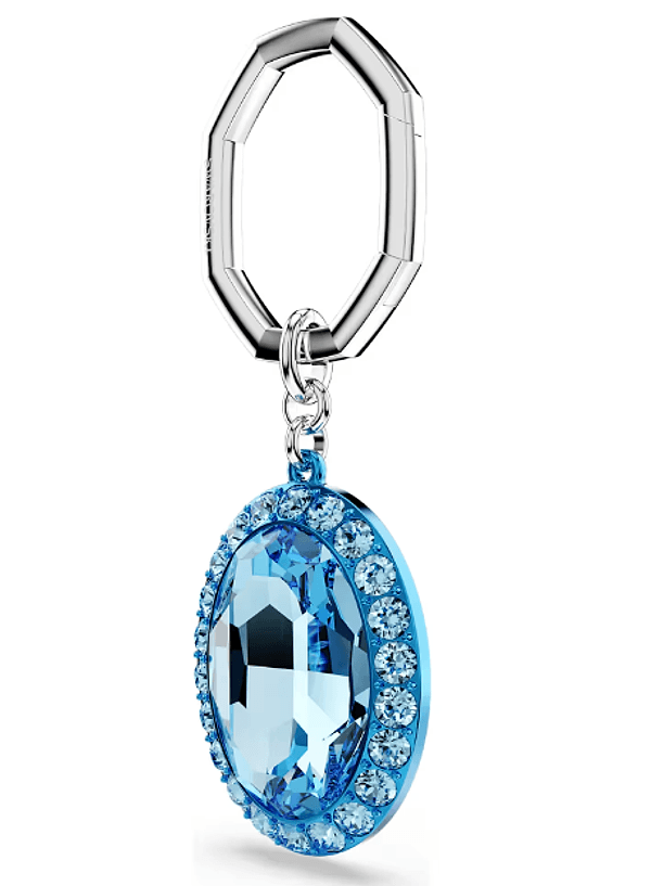 SWAROVSKI -  Portachiavi Taglio Oval, Blu, Mix di finiture in Donna Alba Gioielli - Casoria, commercioVirtuoso.it