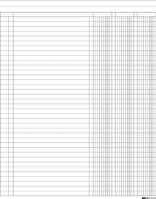 REGISTRO A 3 COLONNE 100PAG. 31X24CM E2769 EDIPRO