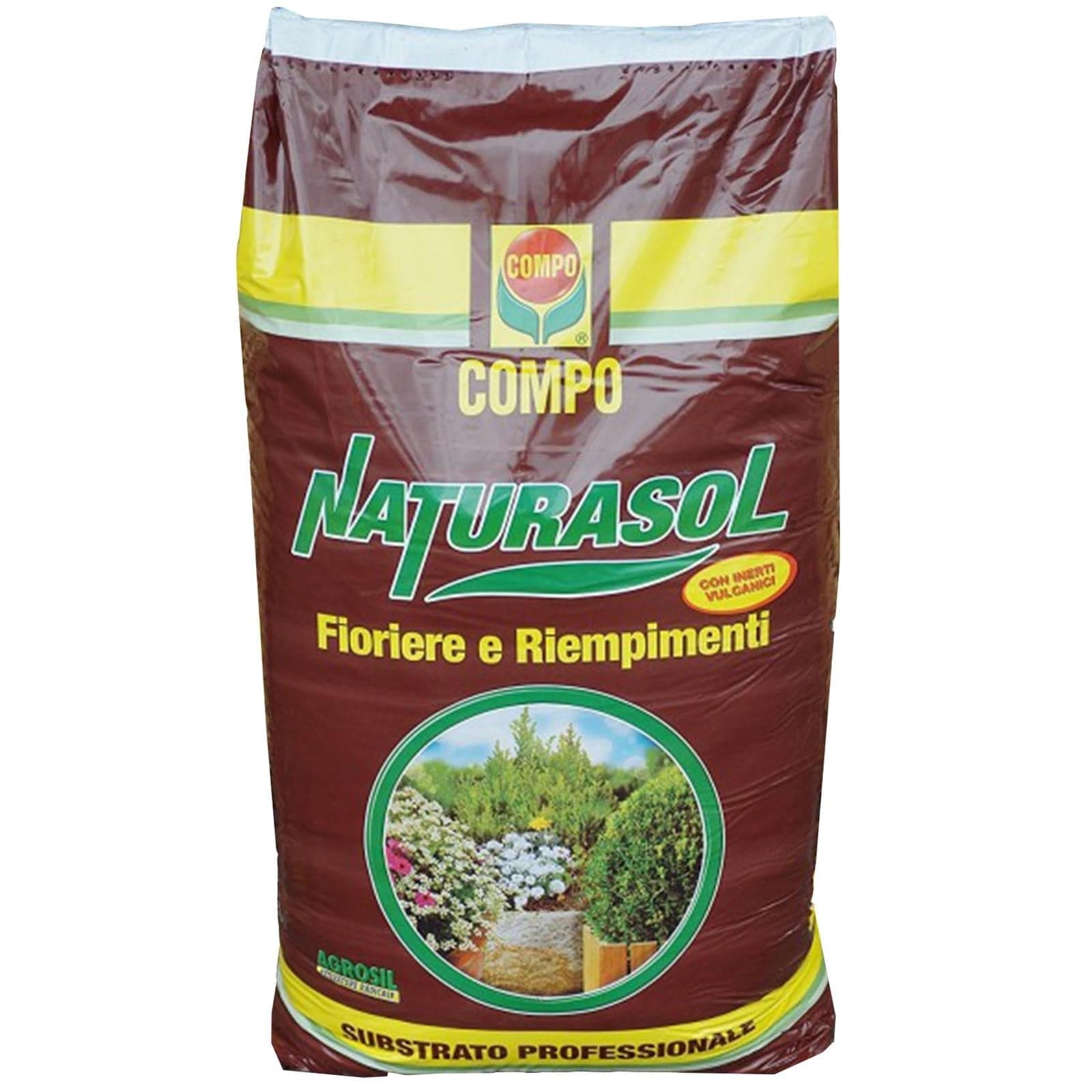 Terriccio concimato naturasol 70 lt per fioriere e trapianti substrato professionale - 2