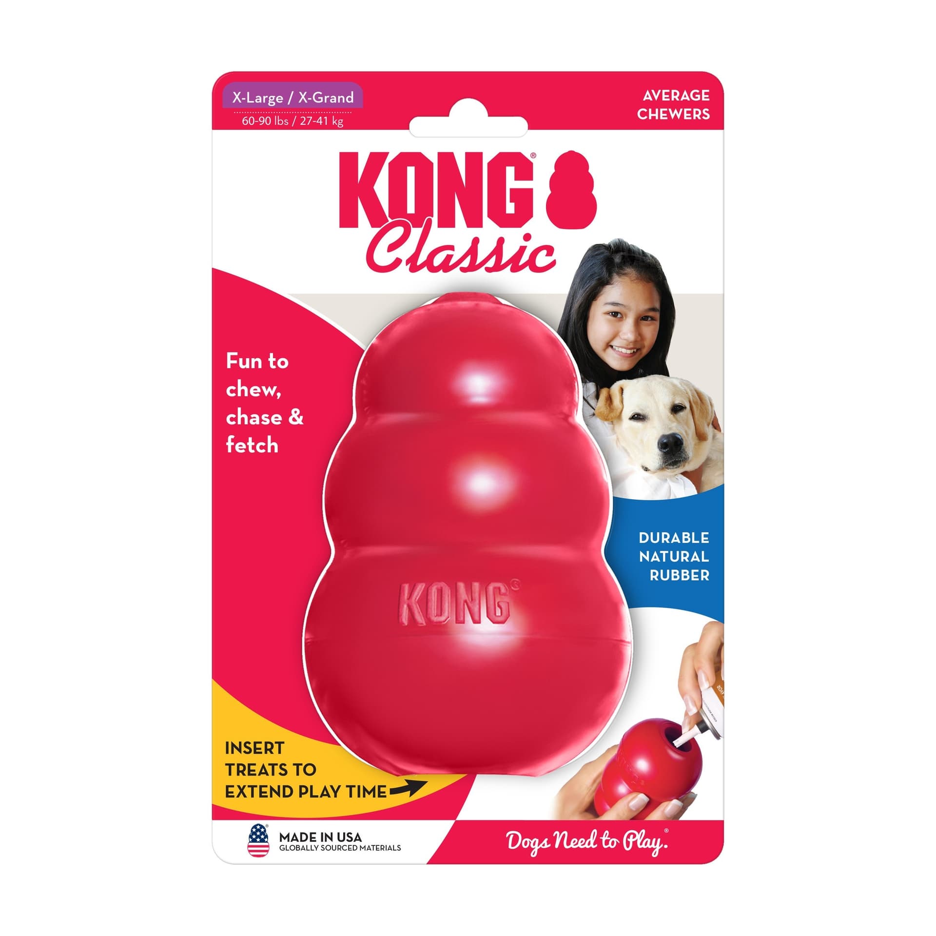 Kong Classic Gioco Interattivo per Cani in Palle 101 Market - Poggibonsi, commercioVirtuoso.it