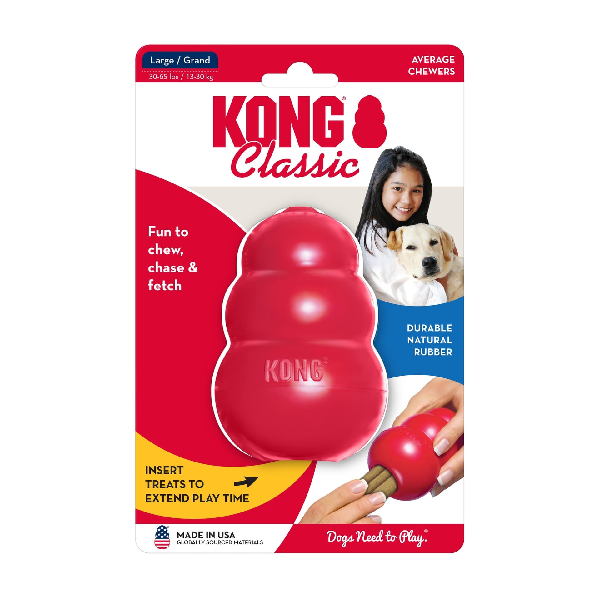 Kong Classic Gioco Interattivo per Cani in Palle 101 Market - Poggibonsi, commercioVirtuoso.it