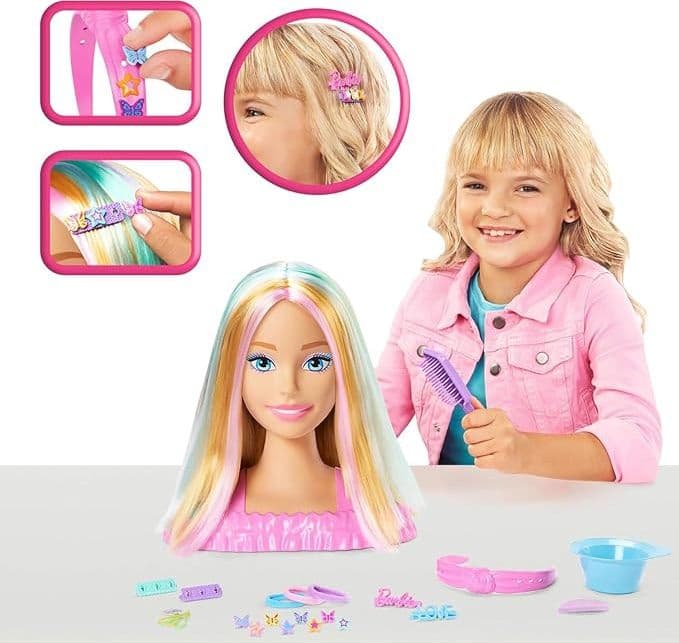 Barbie - Styling Head Testa Pettinabile JFG81 in Teste da truccare e pettinare Centro Bimbo - Siderno, commercioVirtuoso.it