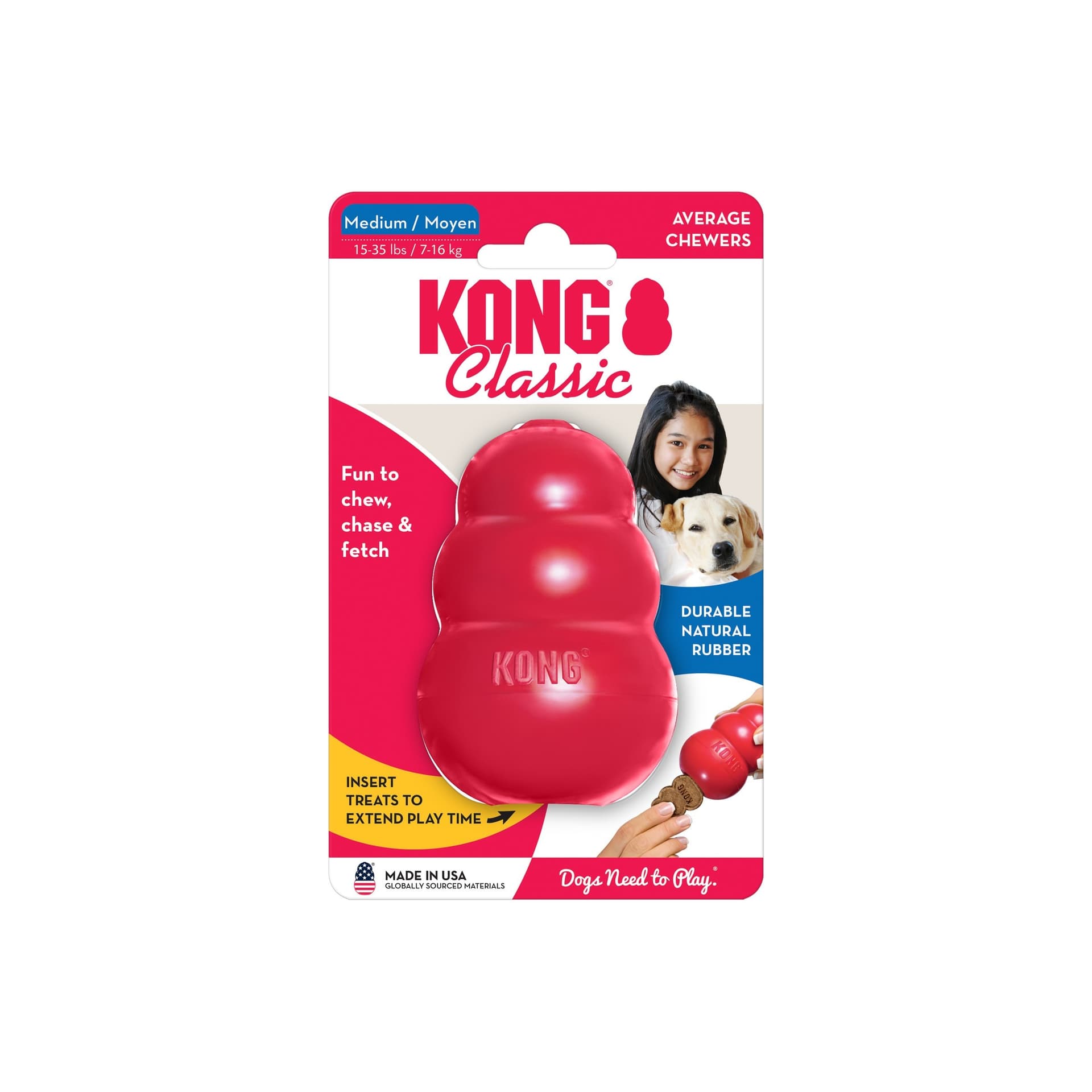 Kong Classic Gioco Interattivo per Cani in Palle 101 Market - Poggibonsi, commercioVirtuoso.it