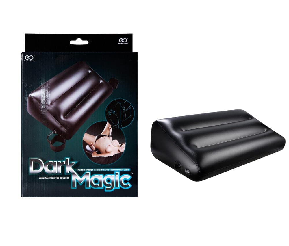 Dark Magic Triangle Wedge Inflatable Love Cushion in prodotto Erosdom - Palmi, commercioVirtuoso.it