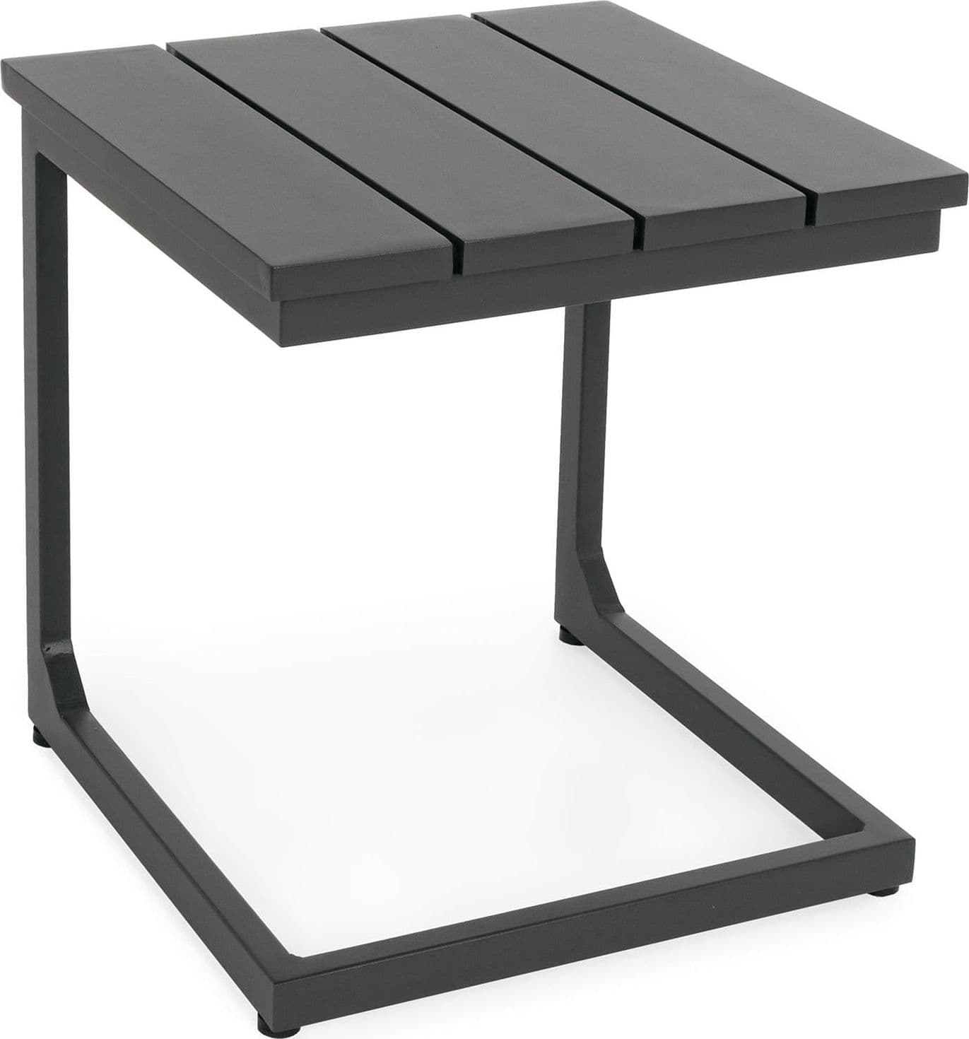 Tavolino da caffe "Skipper" per lettino da esterno e giardino 40 cm in alluminio – Antracite – Andrea Bizzotto Spa – tavolo