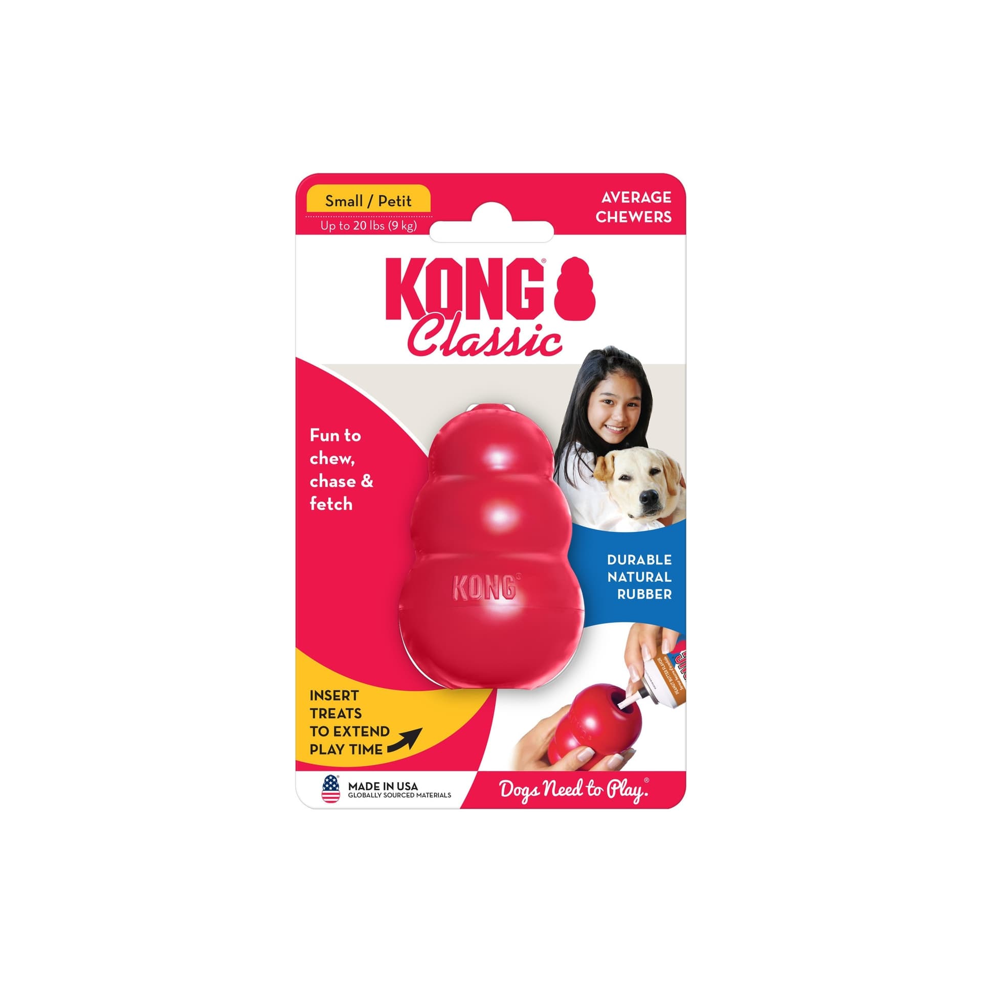 Kong Classic Gioco Interattivo per Cani in Palle 101 Market - Poggibonsi, commercioVirtuoso.it