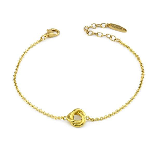 Bottega Boccadamo Bracciale placcato oro giallo con nodo centrale in Bracciali Alba Gioielli - Casoria, commercioVirtuoso.it