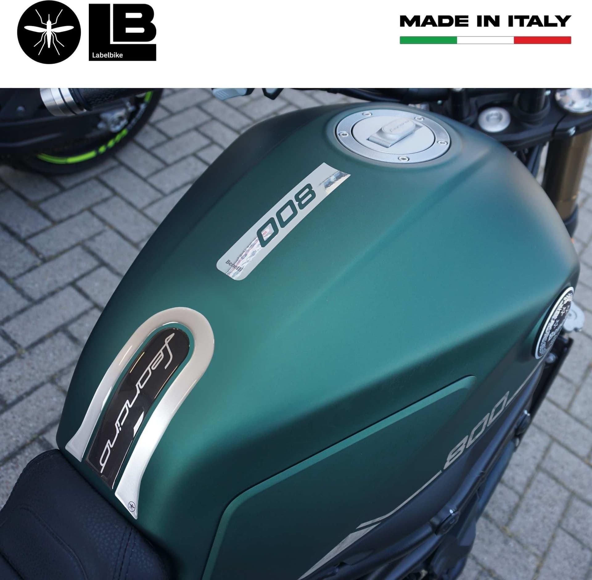 Paraserbatoio resina gel 3D protezione moto compatibile con Benelli Leoncino 800 in Decalcomanie adesivi e magneti LabelBike - Bibbiano, commercioVirtuoso.it