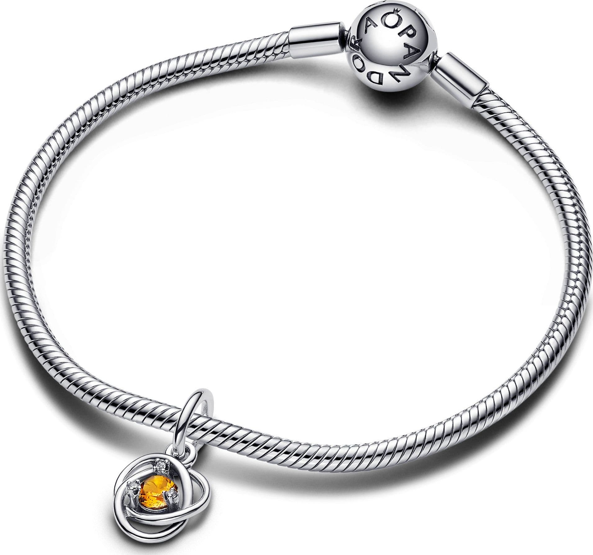 Pandora - Charm Pendente Cerchio Eterno Miele Novembre in Bead Charm Alba Gioielli - Casoria, commercioVirtuoso.it