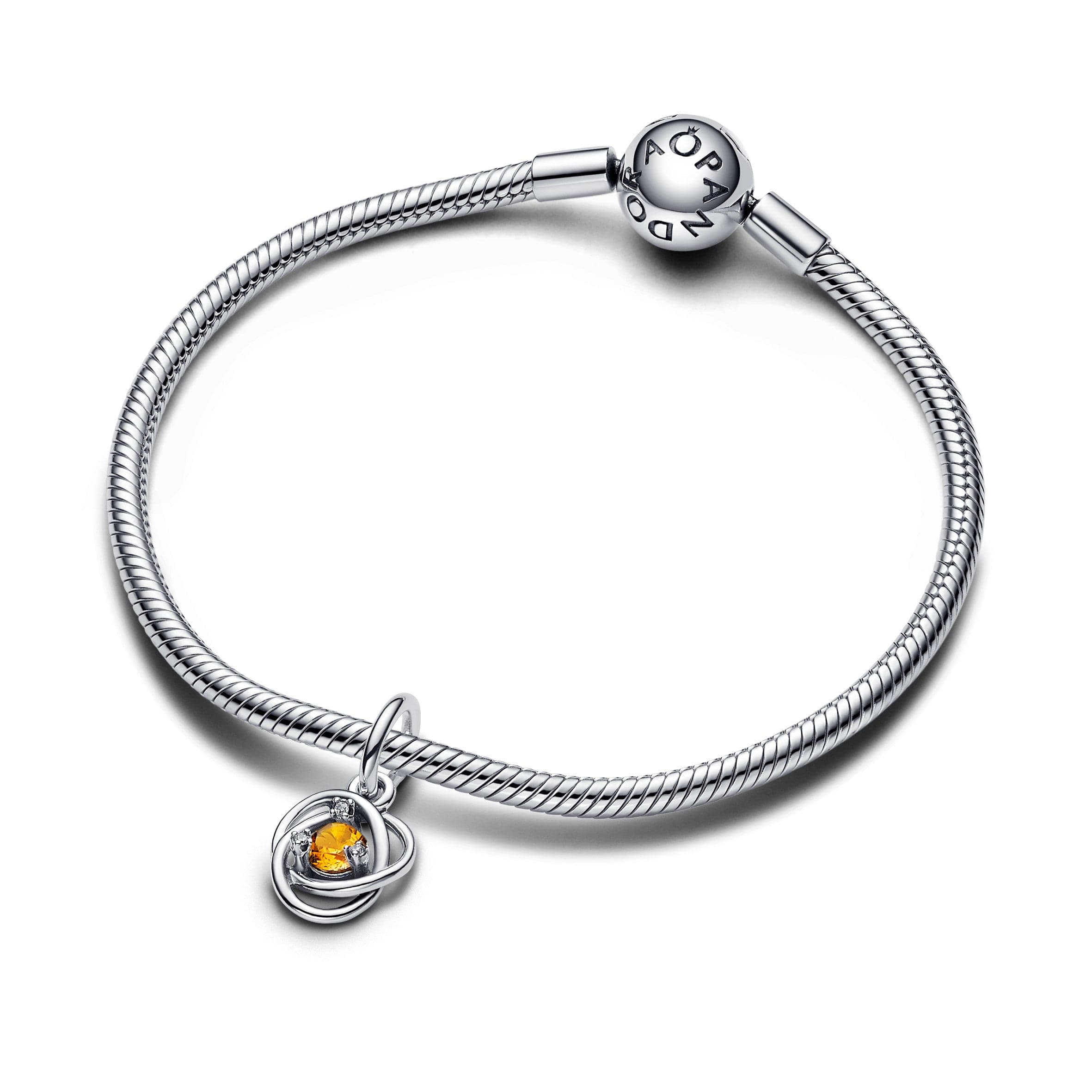 Pandora - Charm Pendente Cerchio Eterno Miele Novembre in Bead Charm Alba Gioielli - Casoria, commercioVirtuoso.it
