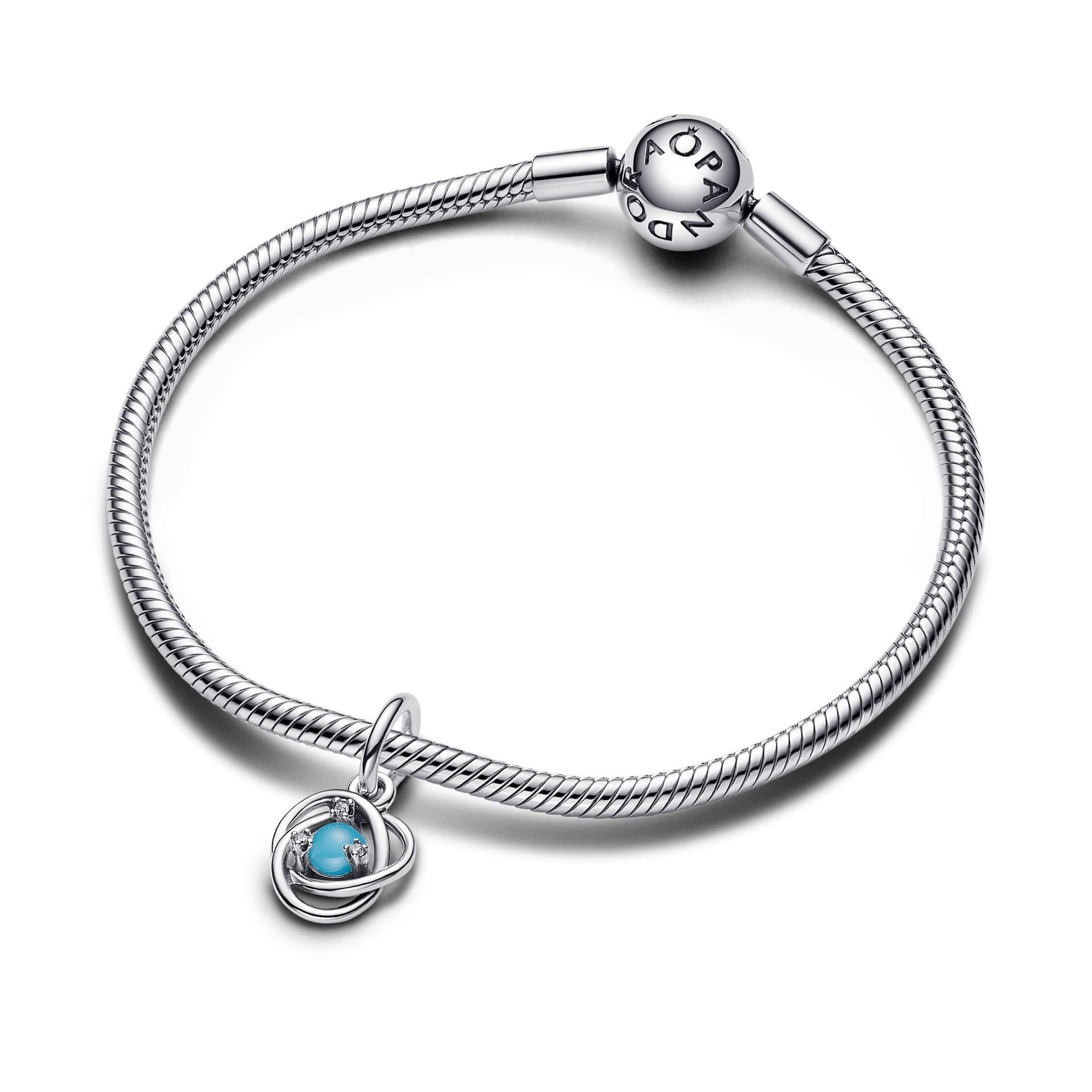 Pandora - Charm Pendente Cerchio Eterno Turchese Dicembre in Bead Charm Alba Gioielli - Casoria, commercioVirtuoso.it