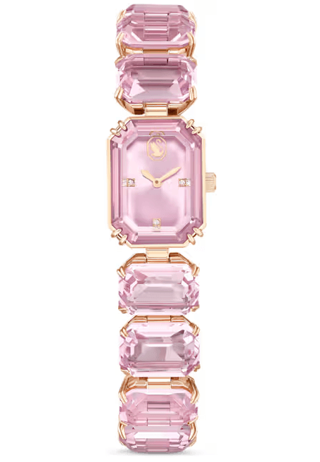 Swarovski - Orologio Braccialetto con taglio Octagon, Rosa, Finitura in tono oro rosa in Bracciali Alba Gioielli - Casoria, commercioVirtuoso.it