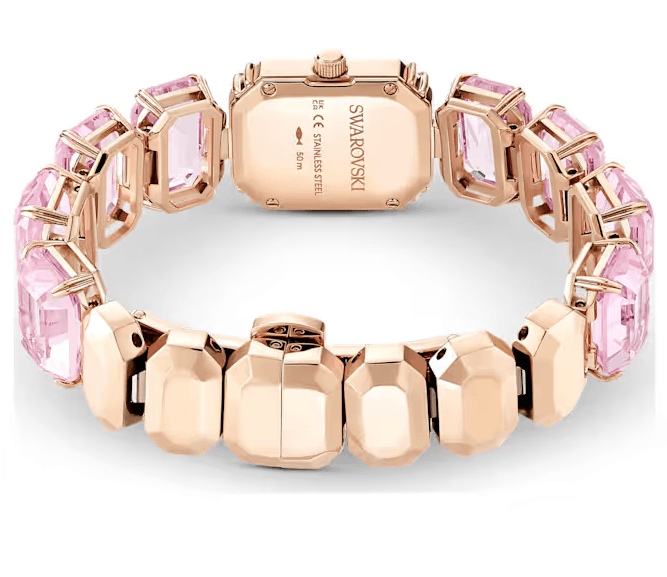 Swarovski - Orologio Braccialetto con taglio Octagon, Rosa, Finitura in tono oro rosa in Bracciali Alba Gioielli - Casoria, commercioVirtuoso.it